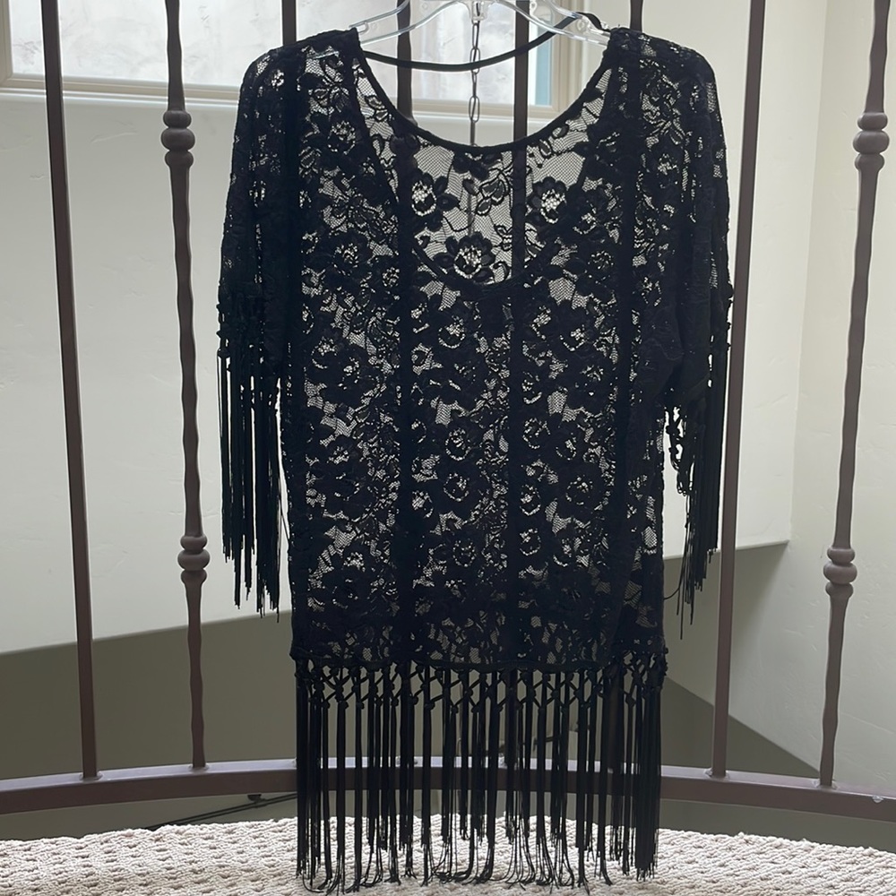 Lace Fringe top